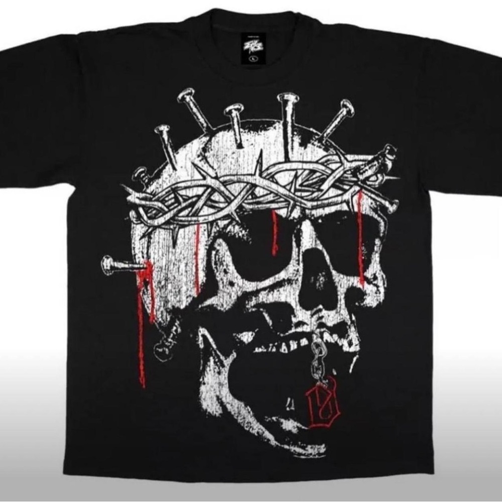 NWT XXL Evil Vice Red Tag “Beware” Tee in Black (SOLD OUT)